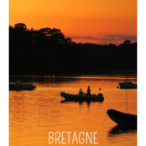 CARTE POSTALE COUCHERDESOLEIL8 BRETAGNE